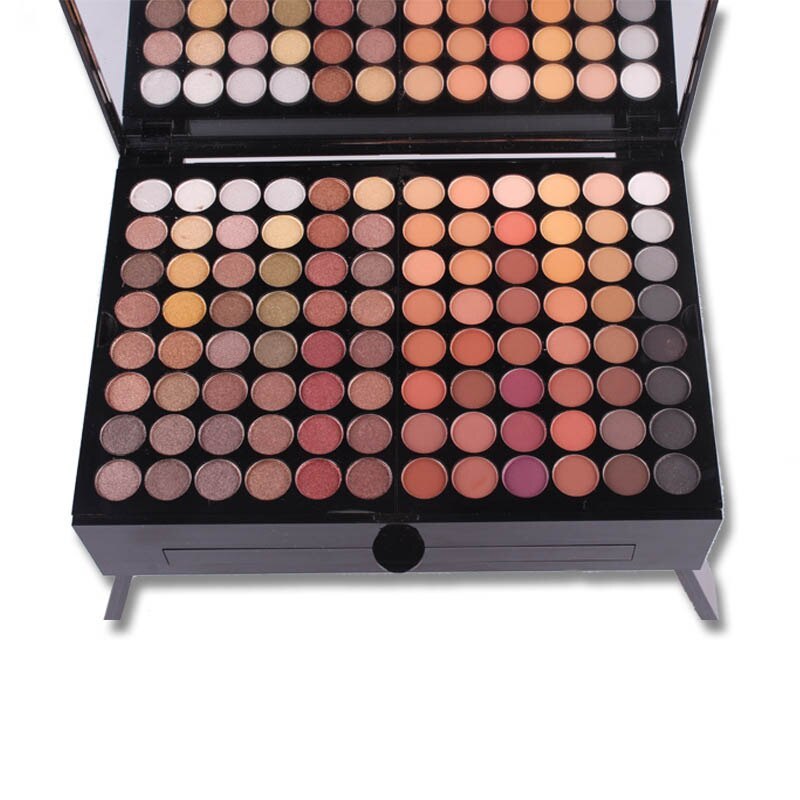 Paleta de Maquillaje Profesional Miss Rôse – 180 Colores de Sombras y Rubor